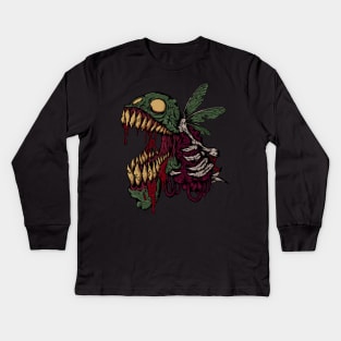 Beelzebub: Master of Mischief and Lord of the Flies Kids Long Sleeve T-Shirt